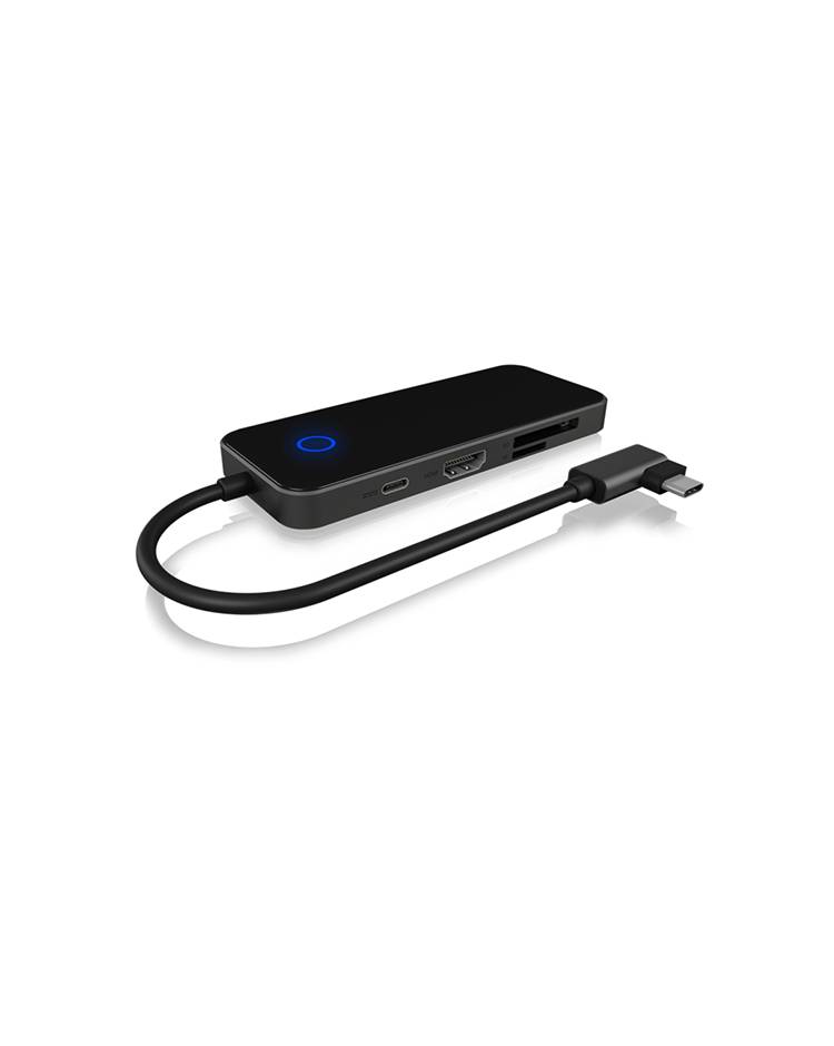 IB-DK4025-CPD, Adapter USB Type-C® auf HDMI® + USB Type-A + USB Type-C® nur für Power Delivery