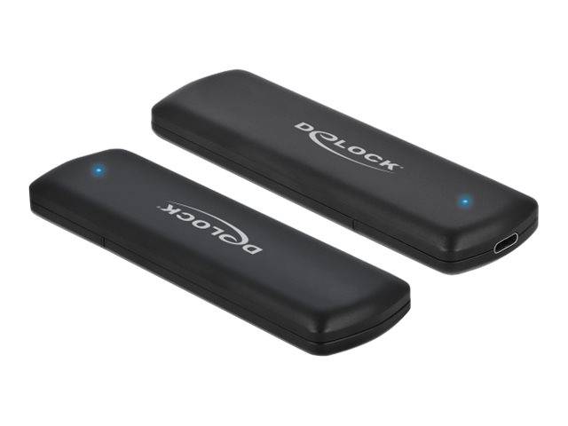 Delock External Enclosure for M.2 NVMe PCIe SSD with USB Type-C female - tool free - Speichergehäuse - M.2 - M.2 NVMe Ca