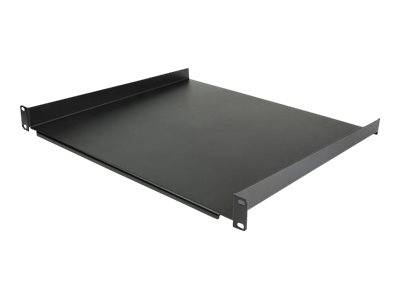 StarTech.com CABSHELF116 Serverschrank Fachboden (1 HE, 16 Zoll tief, 1HE Server-Rack-Regal für 19-Zoll-Netzwerkgeräte)