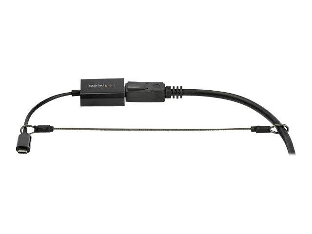 StarTech.com CONNLOCKPK10 Sicherheitskabel (10er Pack, Kabelschloss schützt vor Diebstahl, verstellbar, Schrumpfschlauch