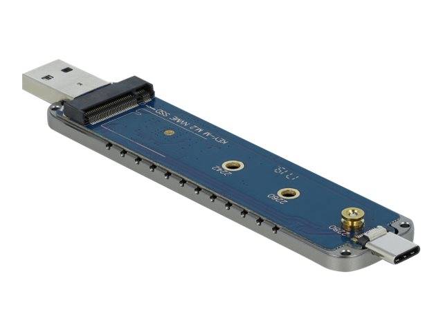 Delock - Speichergehäuse - M.2 - M.2 NVMe Card - USB-C, USB 3.2 (Gen 2)