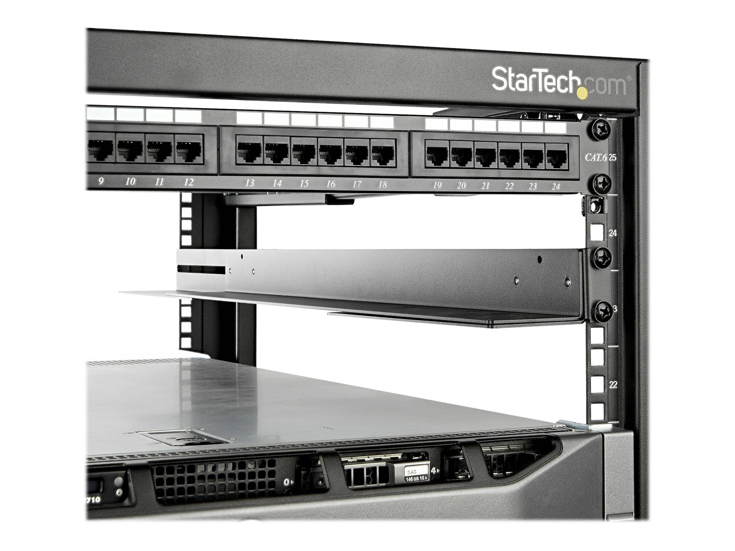 StarTech.com 1HE 19 Zoll Server Rack Schienen - 60,9-91cm Einstellbare Tiefe - Universelle 4 Pfosten Rack Schienen - Net