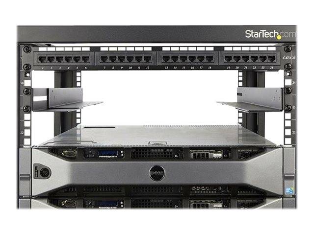 StarTech.com 1HE 19 Zoll Server Rack Schienen - 60,9-91cm Einstellbare Tiefe - Universelle 4 Pfosten Rack Schienen - Net