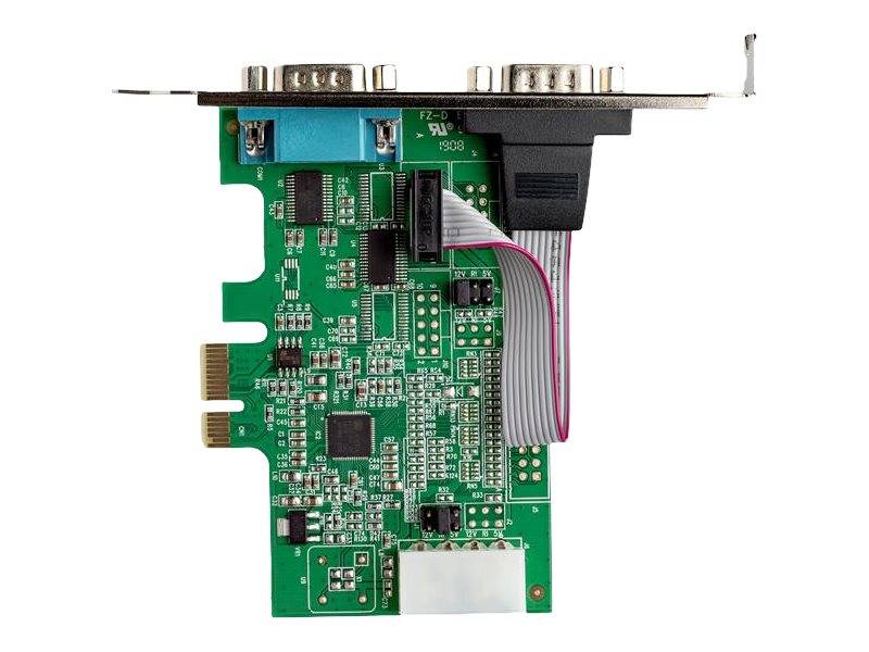 StarTech.com 2 Port Serielle PCI Express RS232 Adapter Karte - Serielle PCIe RS232 Kontroller Karte - PCIe zu Dual Serie