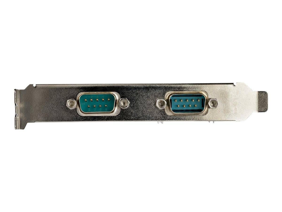 StarTech.com 2 Port Serielle PCI Express RS232 Adapter Karte - Serielle PCIe RS232 Kontroller Karte - PCIe zu Dual Serielle DB9 - 16950 UART
