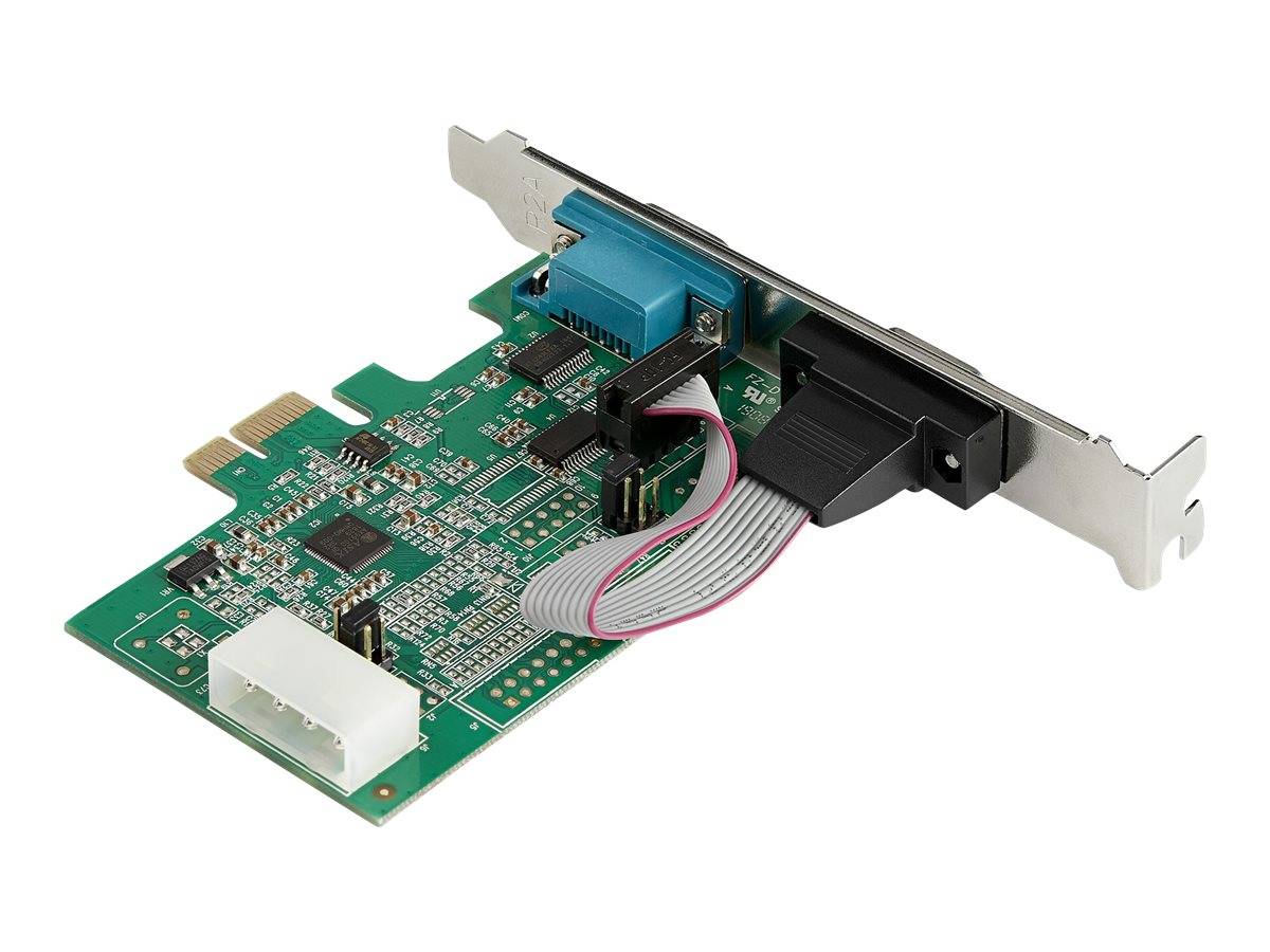 StarTech.com 2 Port Serielle PCI Express RS232 Adapter Karte - Serielle PCIe RS232 Kontroller Karte - PCIe zu Dual Serielle DB9 - 16950 UART
