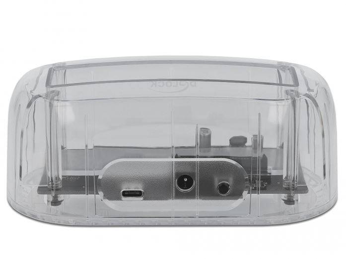 Delock - HDD-Dockingstation Schächte: 1 - 2,5" / 3,5" gemeinsam genutzt (6,4 cm/8,9 cm gemeinsam genutzt)