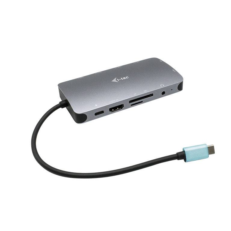 USB-C Metall Nano Dock HDMI/VGA mit LAN - Power Delivery 100 W