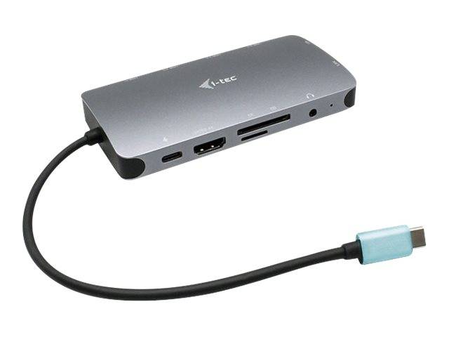 i-Tec USB-C Metal Nano Dock HDMI/VGA with LAN + Power Delivery 100 W