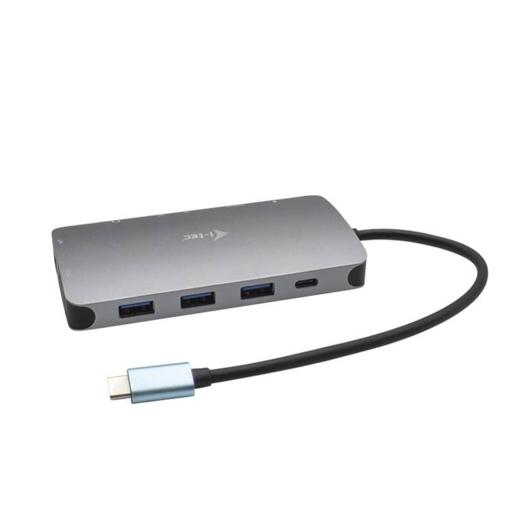 i-Tec USB-C Metal Nano Dock HDMI/VGA with LAN + Power Delivery 100 W