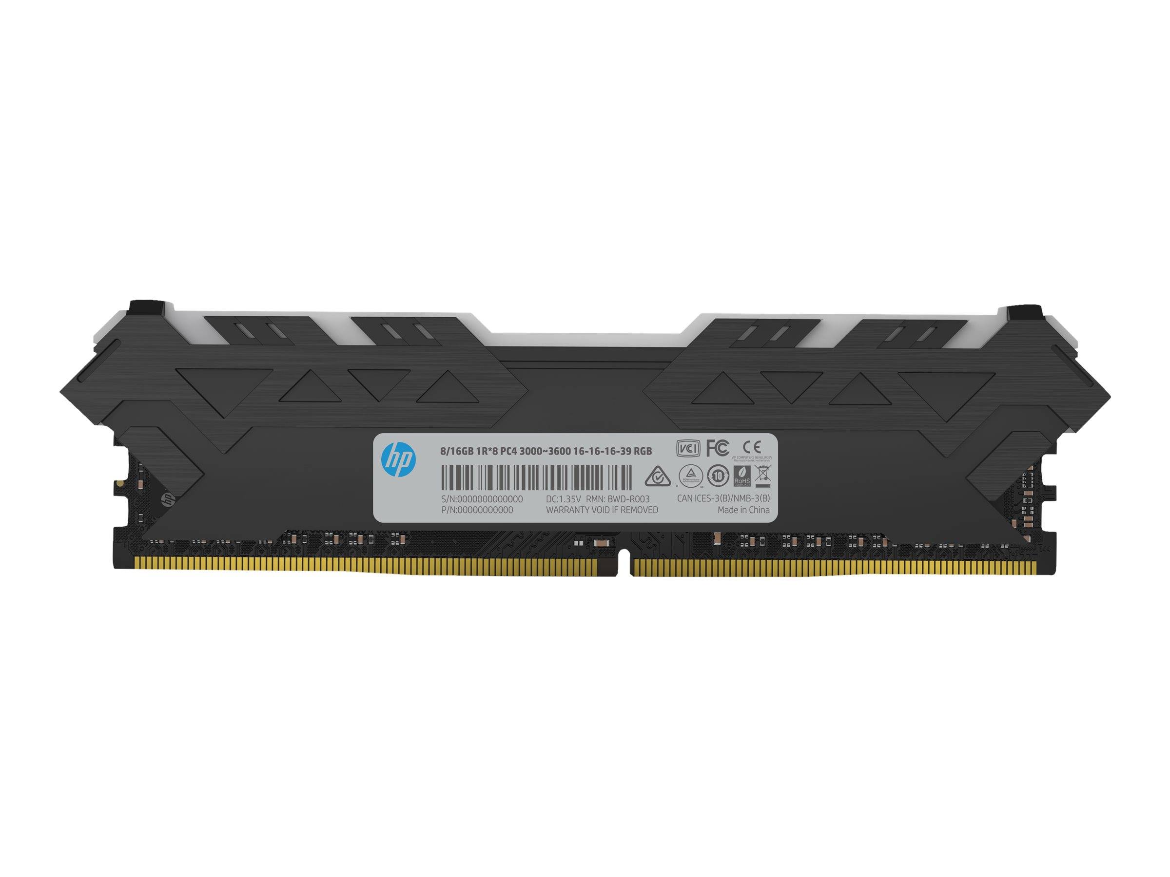 HP V8 DDR4 3000MHZ 8GB RGB DRAM UDIMM