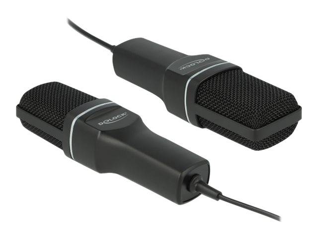 Delock USB Condenser Microphone Set for Podcasting, Gaming and Vocals