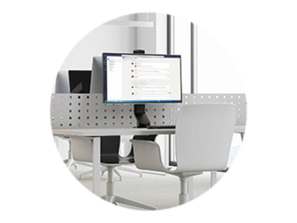 Kensington SmartFit Space-Saving Single Monitor Arm - Befestigungskit - neig- und schwenkbar - für Monitor - Schwarz - B