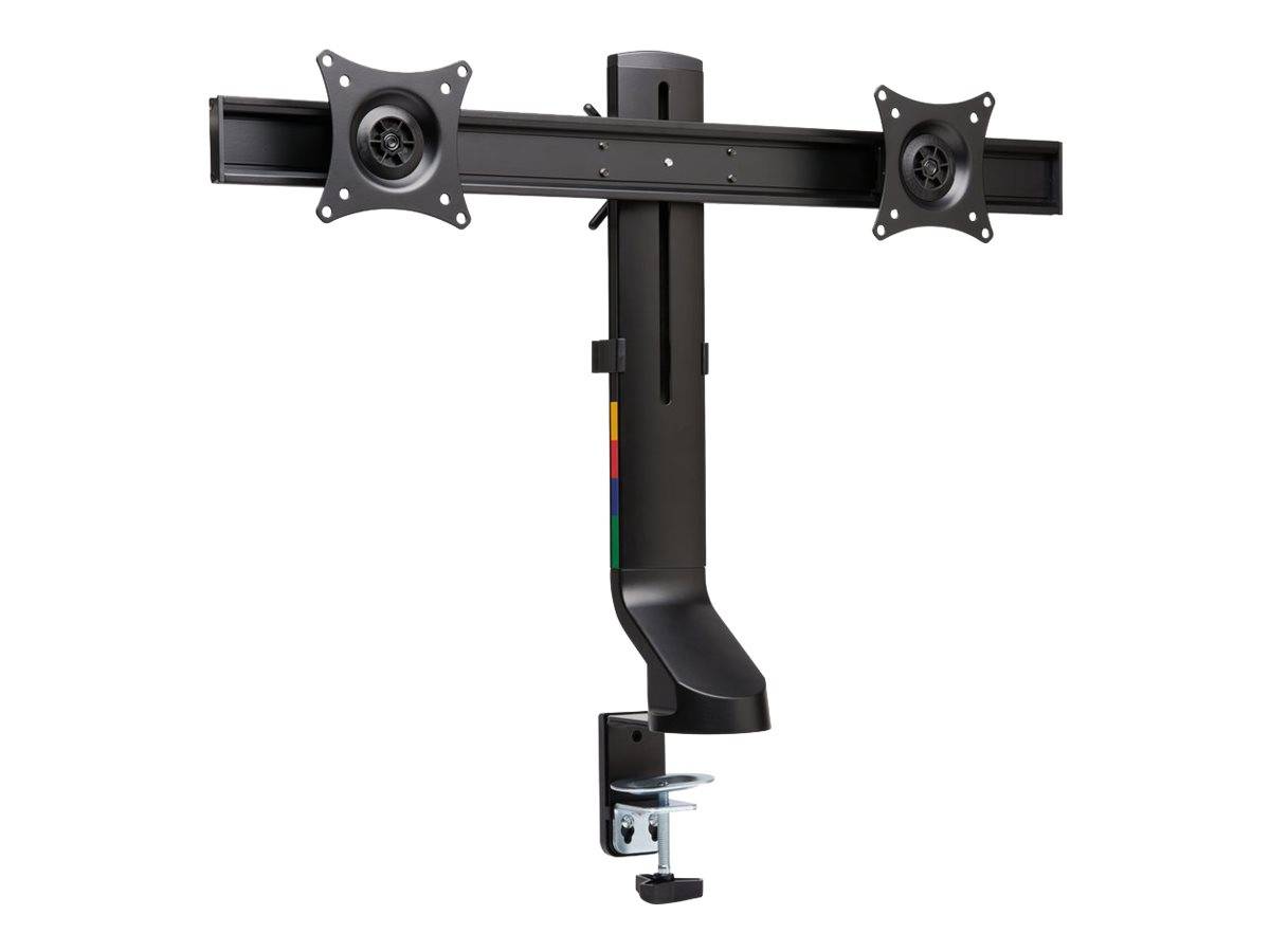 Kensington SmartFit Space-Saving Dual Monitor Arm - Befestigungskit - neig- und schwenkbar - für 2 Monitore - Aluminium,