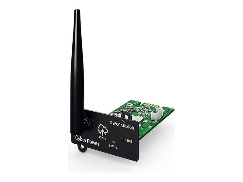 CyberPower Cloud RWCARD100 Wireless-Netzwerk-Verwaltungskarte mit Antenne und Statusleuchten