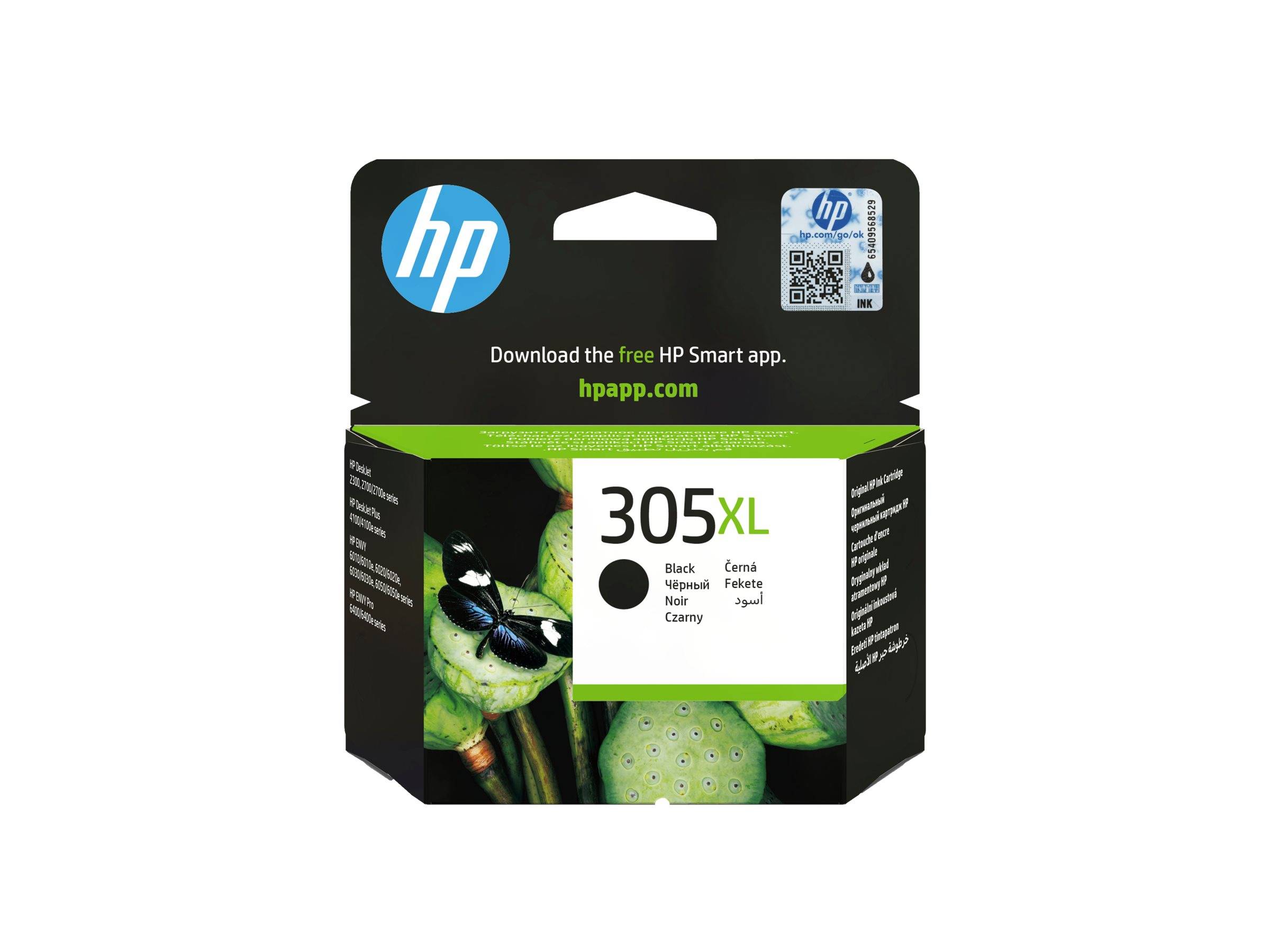 HP 305XL - 4 ml - Hohe Ergiebigkeit - pigmentiertesSchwarz - original -