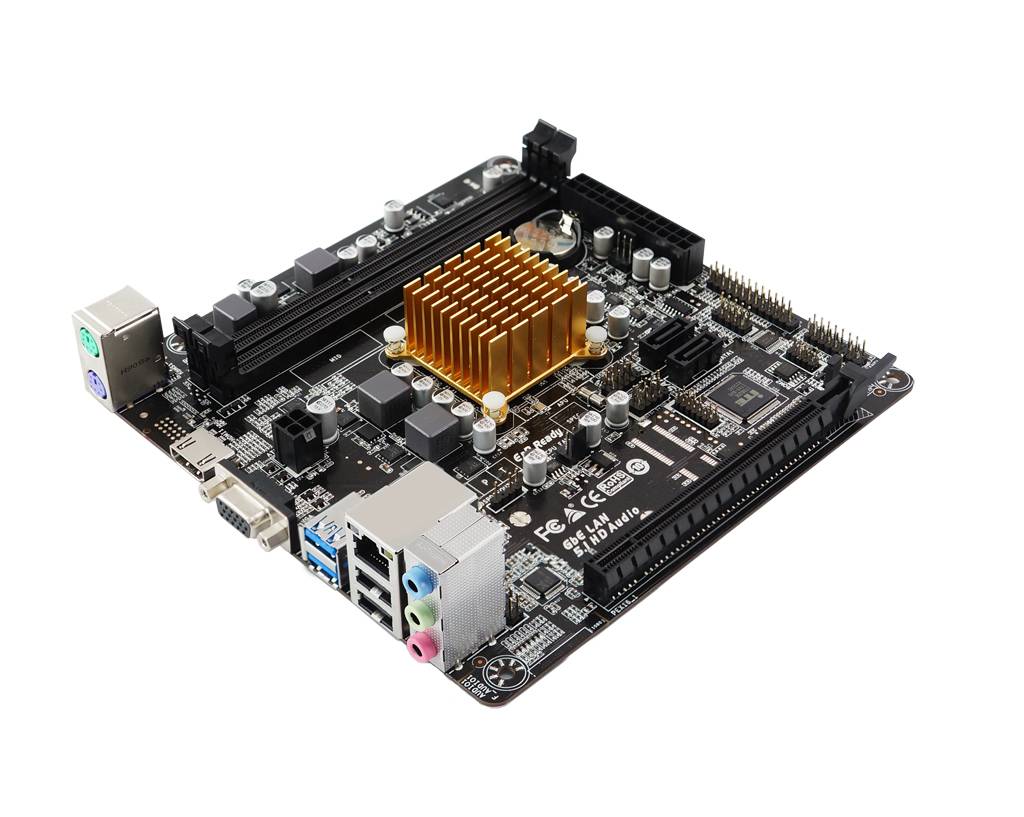 Biostar A68N-2100K - Motherboard - Mini-ITX - AMD E1 6010 - USB 3.2 Gen 1 - Gigabit LAN - Onboard-Grafik - HD Audio (8-Kanal)