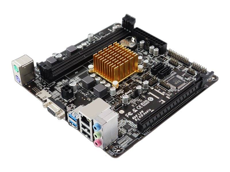 Biostar A68N-2100K - Motherboard - Mini-ITX - AMD E1 6010 - USB 3.2 Gen 1 - Gigabit LAN - Onboard-Grafik - HD Audio (8-K