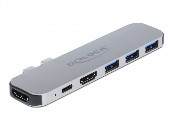 Delock - Dockingstation - USB-C - HDMI - für Apple MacBook Pro (Anfang 2020, Ende 2016, Mitte 2017, Mitte 2018, Mitte 20