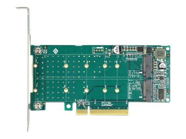 DeLOCK PCI Express x8 Card to 2 x internal NVMe M.2 Key M