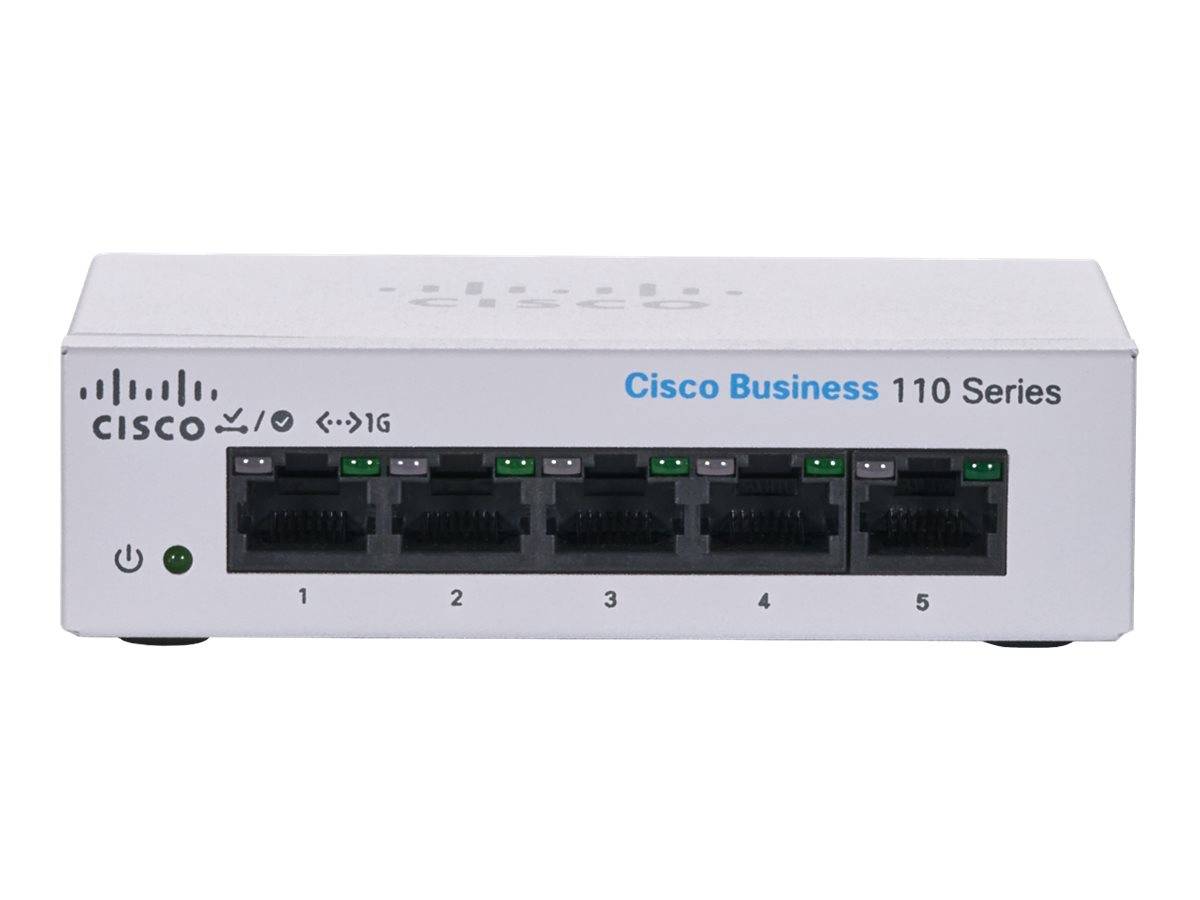 Cisco Business 110 Series 110-5T-D - Switch - unmanaged