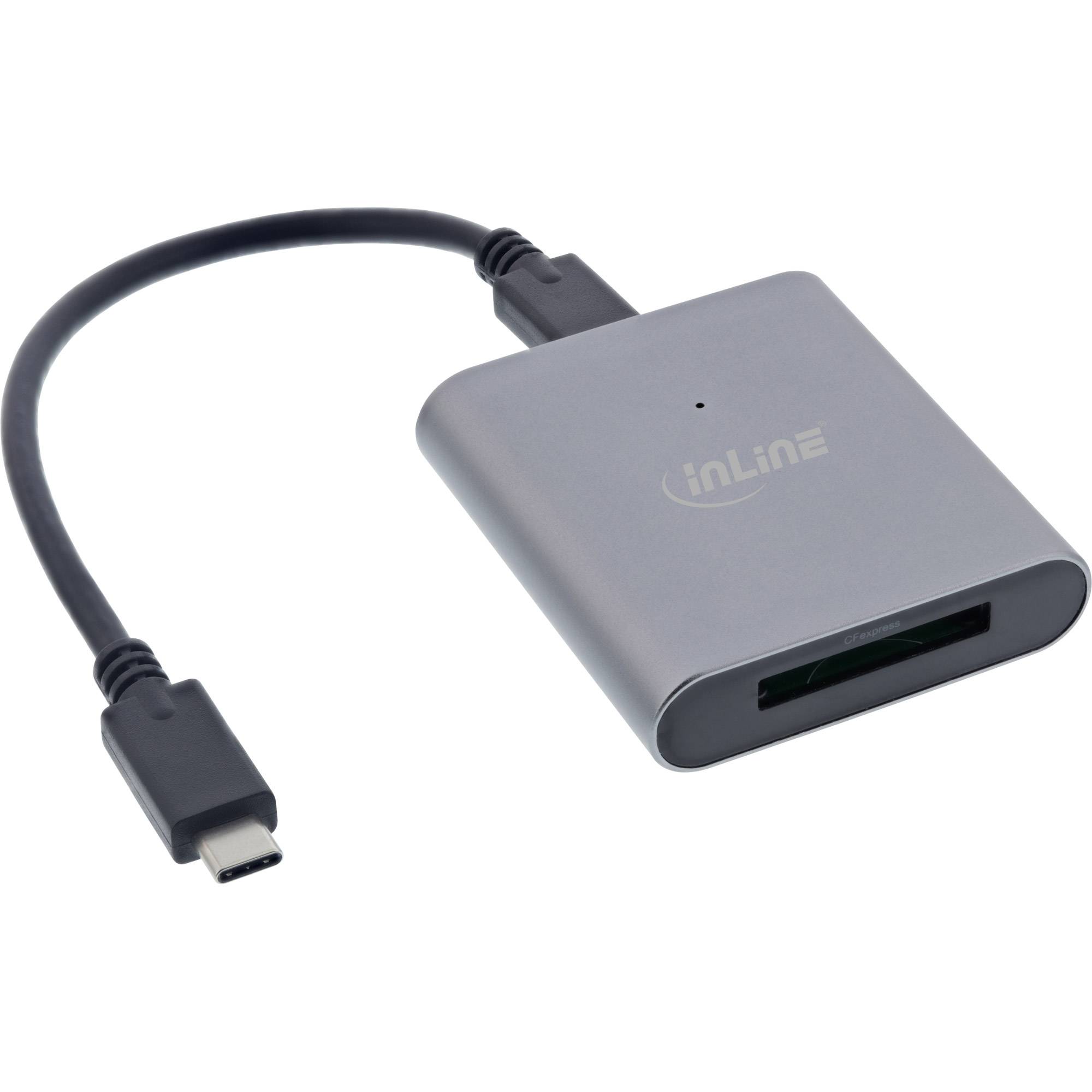 INLINE - Card Reader USB 3.2 Gen.2 USB-C oder USB-A - für CFexpress Typ-B Karten