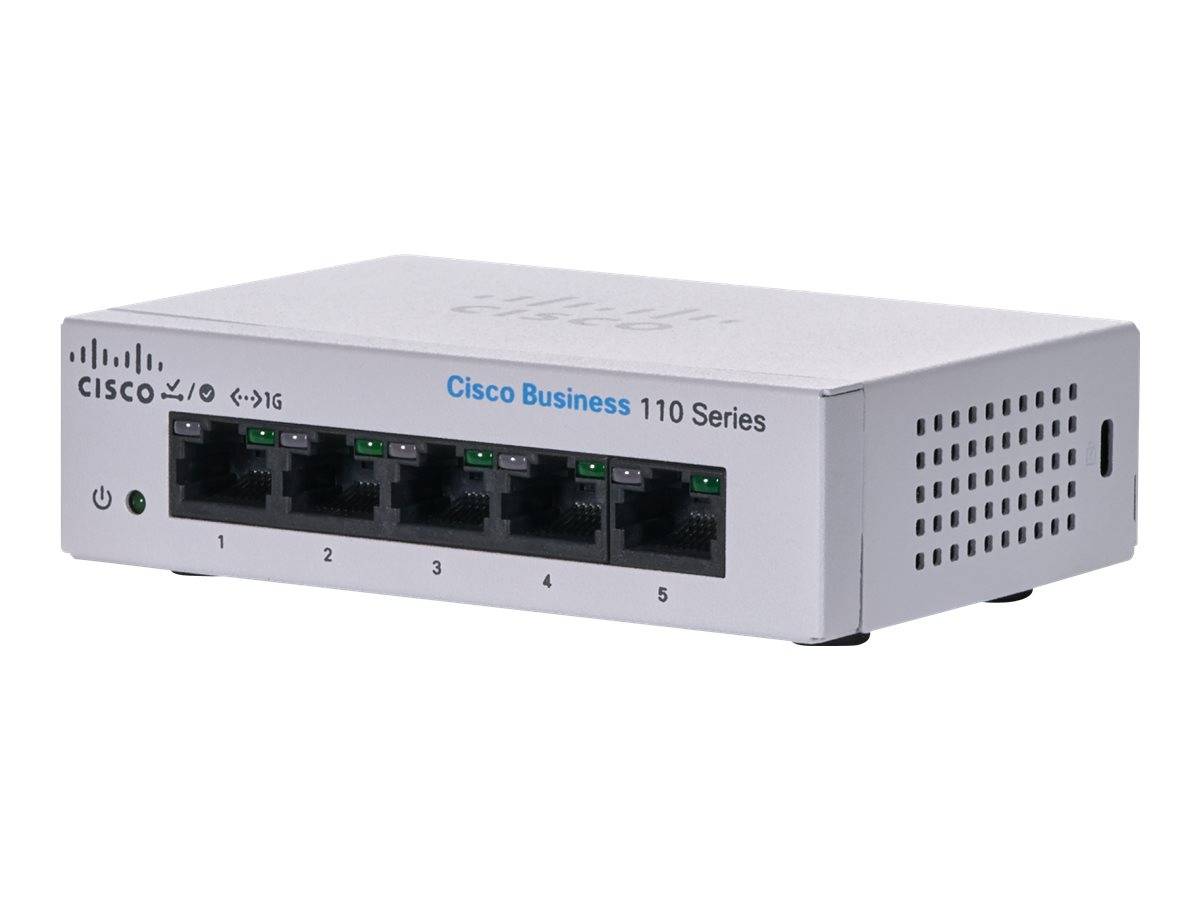 Cisco Business 110 Series 110-5T-D - Switch - unmanaged