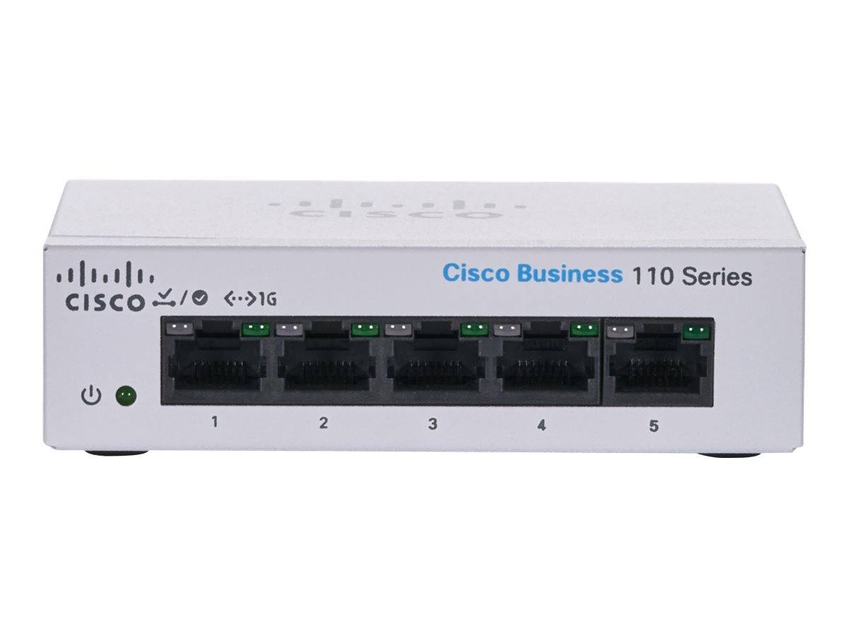 Cisco Business 110 Series 110-5T-D - Switch - unmanaged