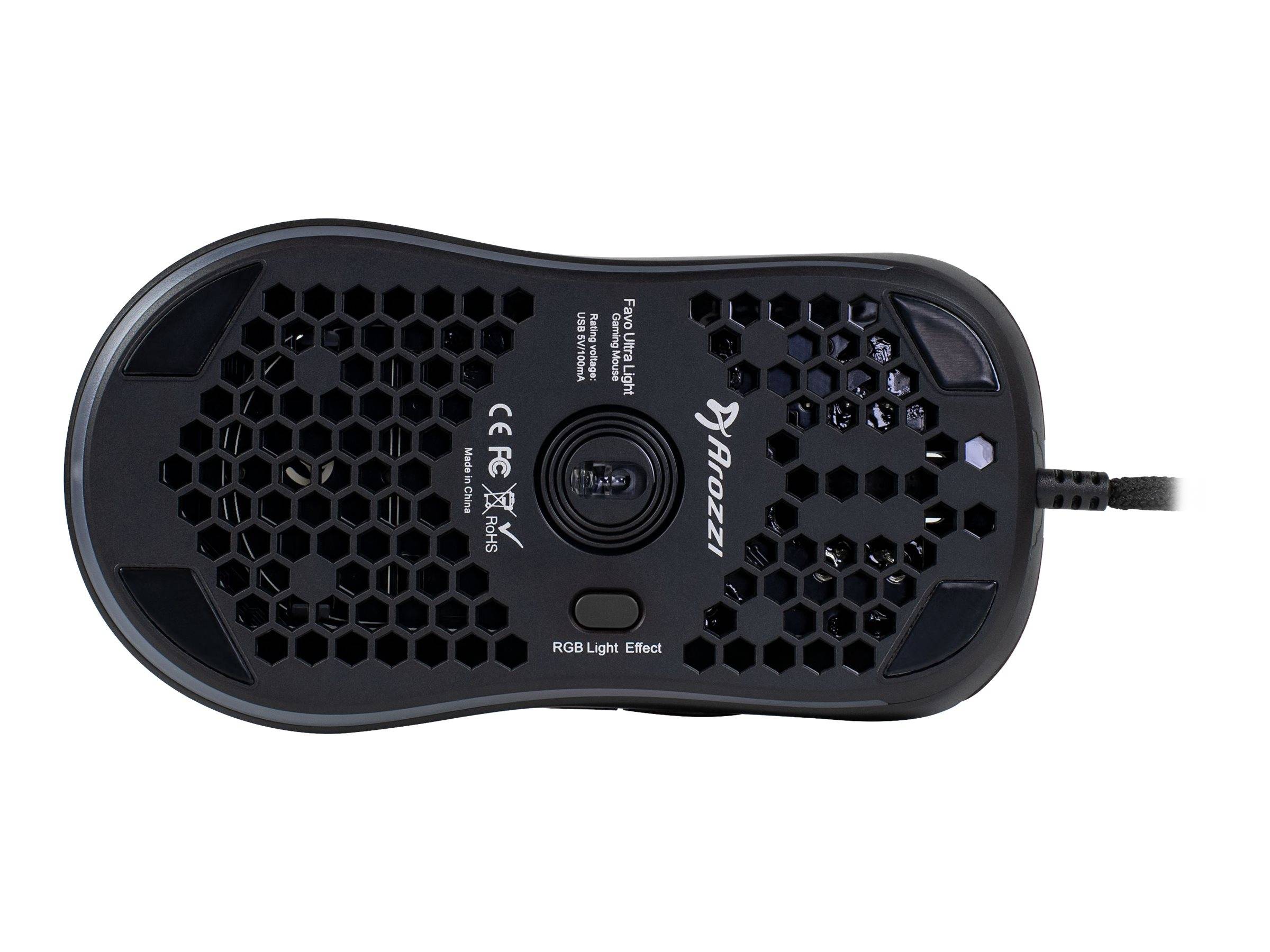 Arozzi Favo - Maus - optisch - 7 Tasten - kabelgebunden