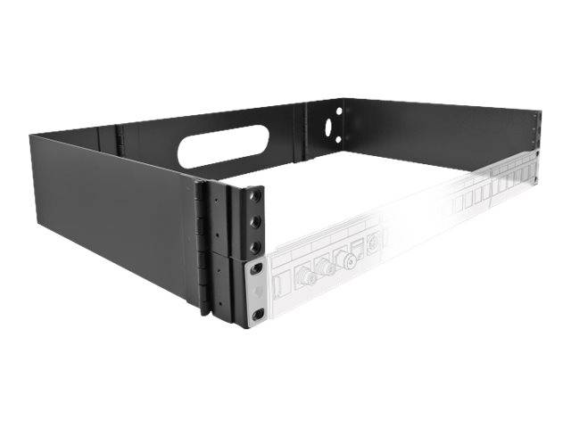 Delock - Schrank Netzwerkschrank - geeignet für Wandmontage - Schwarz - 2U - 48.3 cm (19")