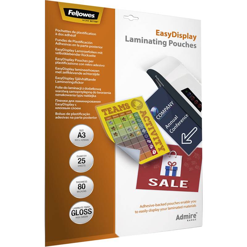 Fellowes Admire EasyDisplay - 25er-Pack - A3 (297 x 420 mm)