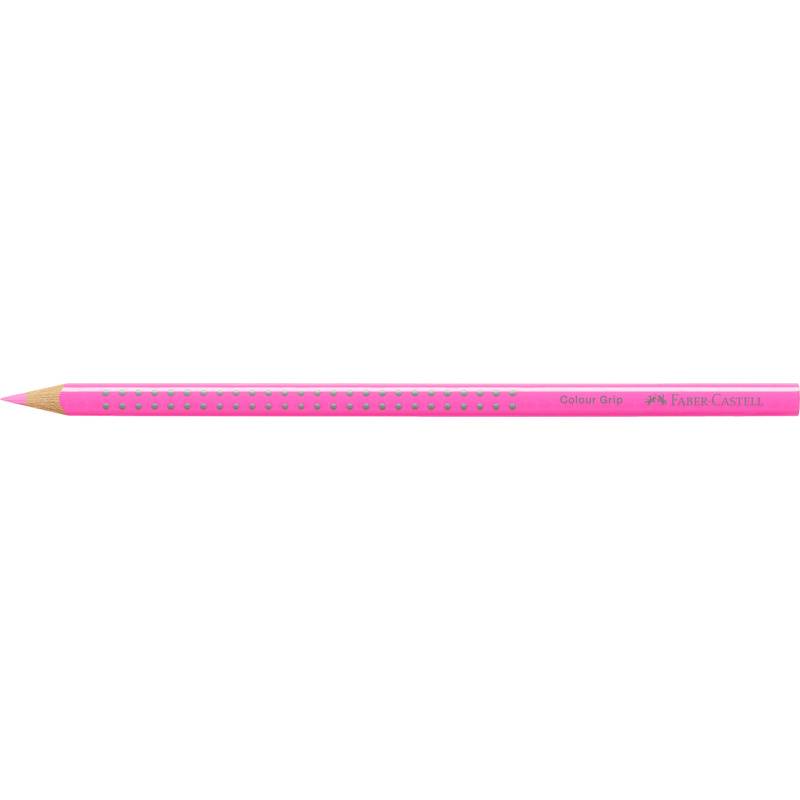 FABER-CASTELL - Buntstift Colour Grip Pink Neon 12er