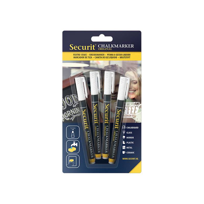 Securit Kreidemarker ORIGINAL SMALL, 4er Set