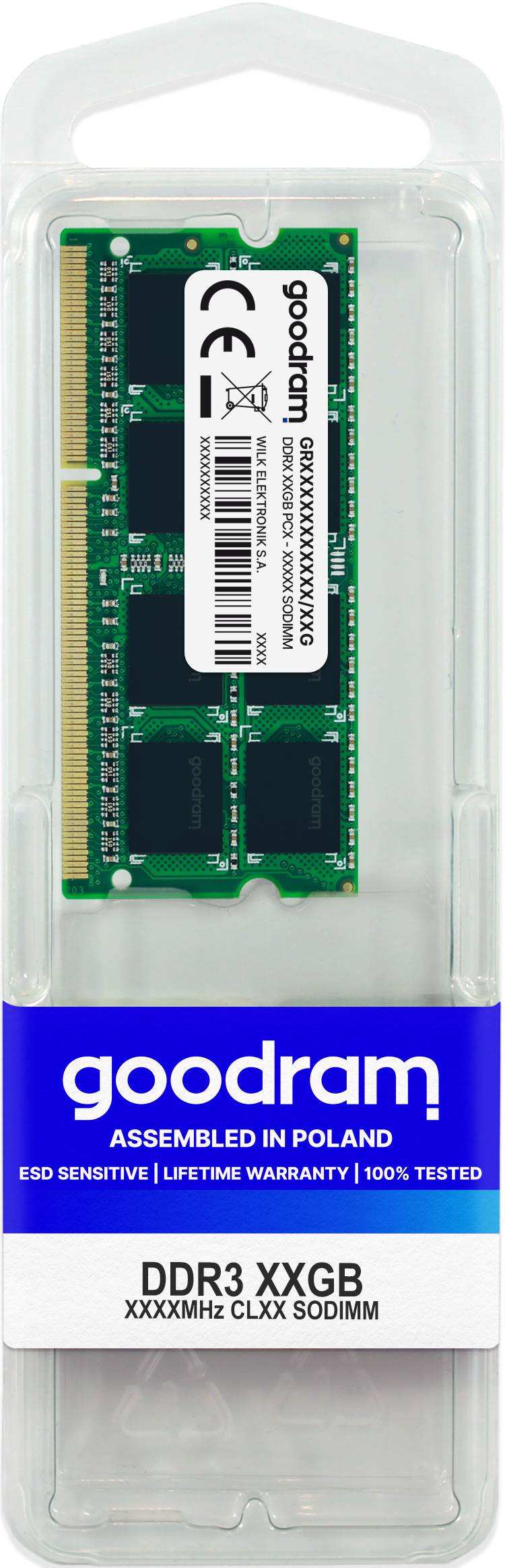 Speicher GR1600S3V64L118G DDR3 SO-DIMM 1 x 8 GB 1600 MHz CL11