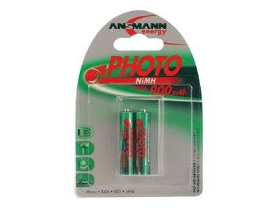 ANSMANN Energy Micro Photo - Batterie 2 x AAA - NiMH - (wiederaufladbar)