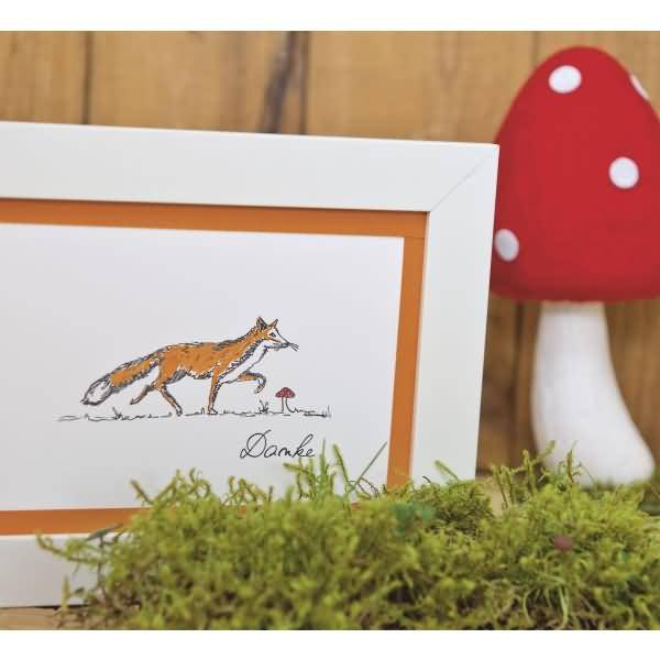 Stempelset Holz Waldtiere VE=6 Stempel