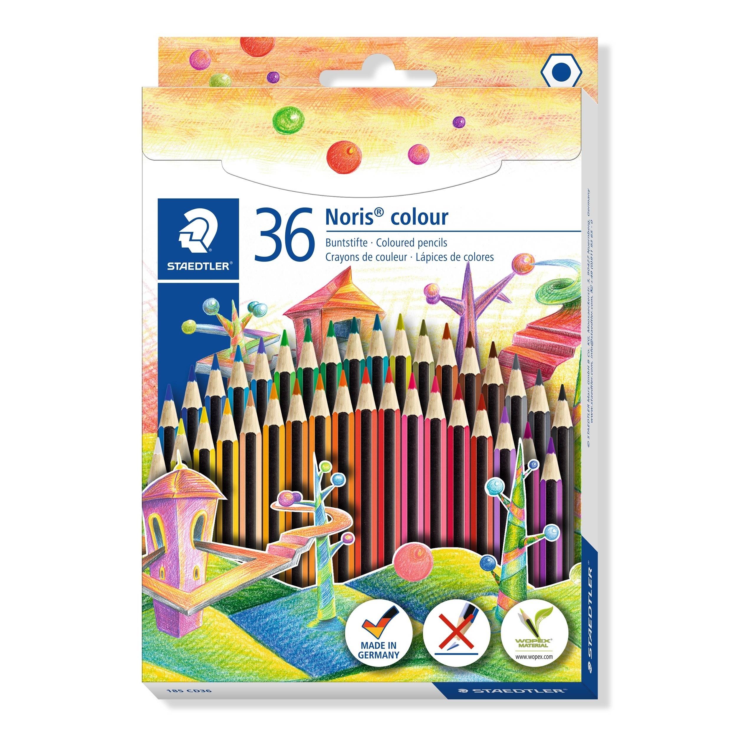 Staedtler Farbstift Noris Color 36er Kartonetui, Mehrfarben, 36 Stück(e)