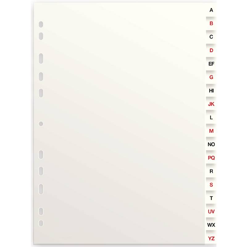 Oxford Karton-Register, A-Z, ohne "ST"/"SCH", A4, 18-teilig