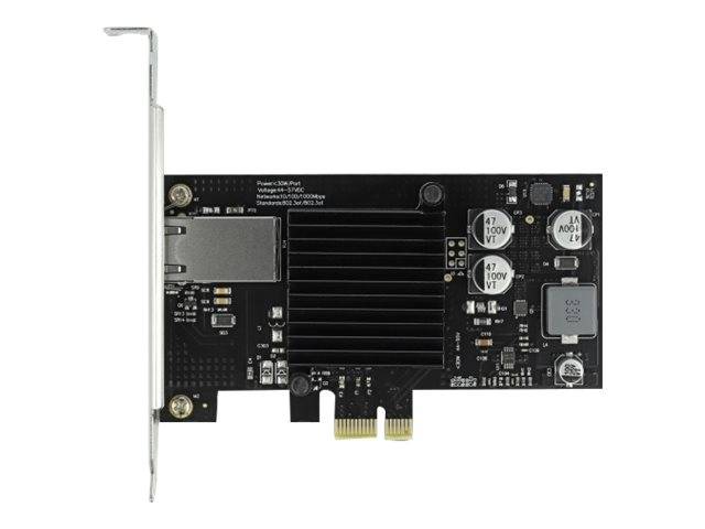 DeLOCK - Netzwerkadapter - PCIe 2.1 Low-Profile - Gigabit Ethernet (PoE+)
