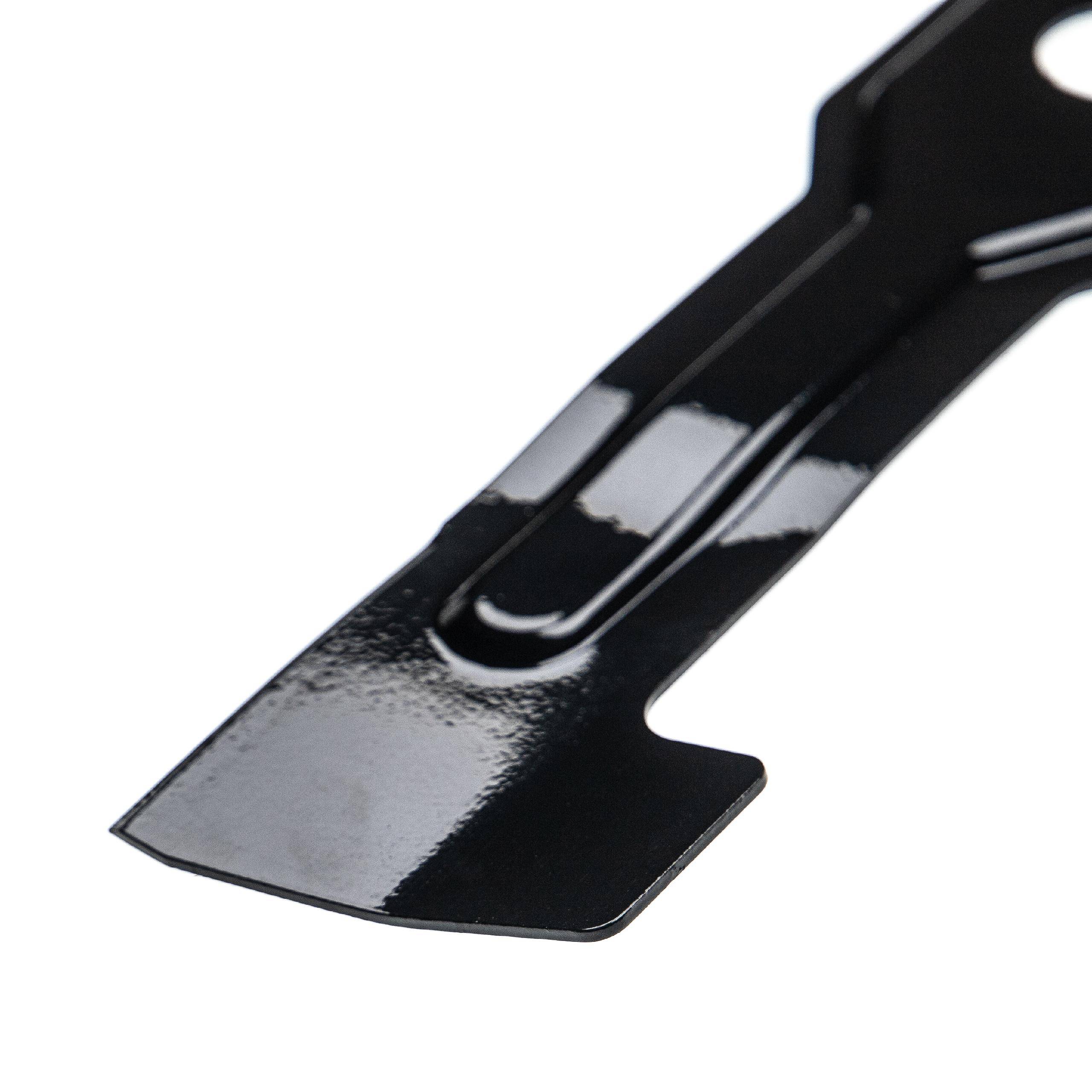 vhbw Ersatz-Messer Ersatz für Makita 197762-0, 196060-9, 197761-2 für Rasenmäher - Ersatzklinge Schwarz