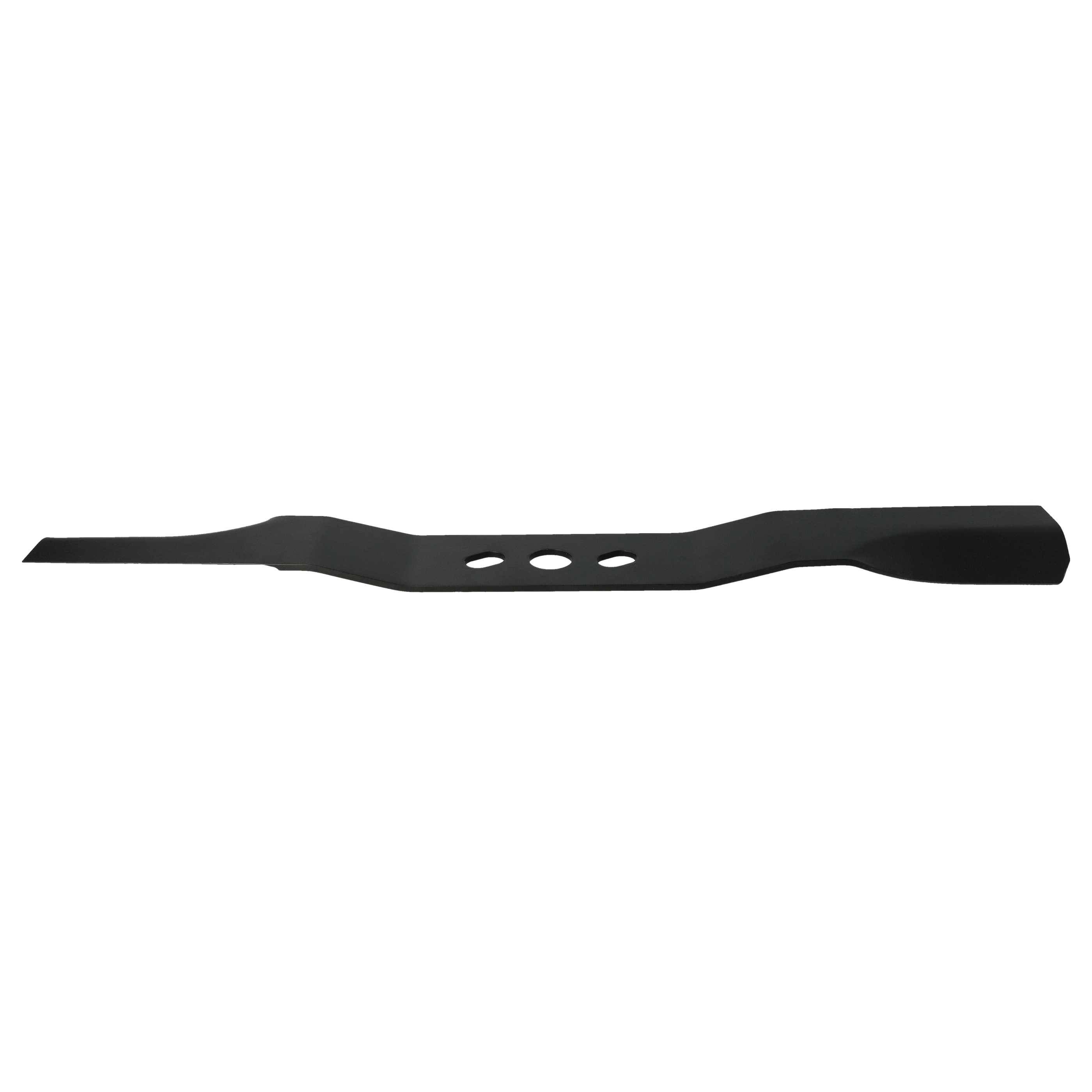 vhbw Ersatz-Messer kompatibel mit Brast BRB-RM-18196, BRB-RM-18141 ESTART Rasenmäher - Ersatzklinge Schwarz, Kunststoff