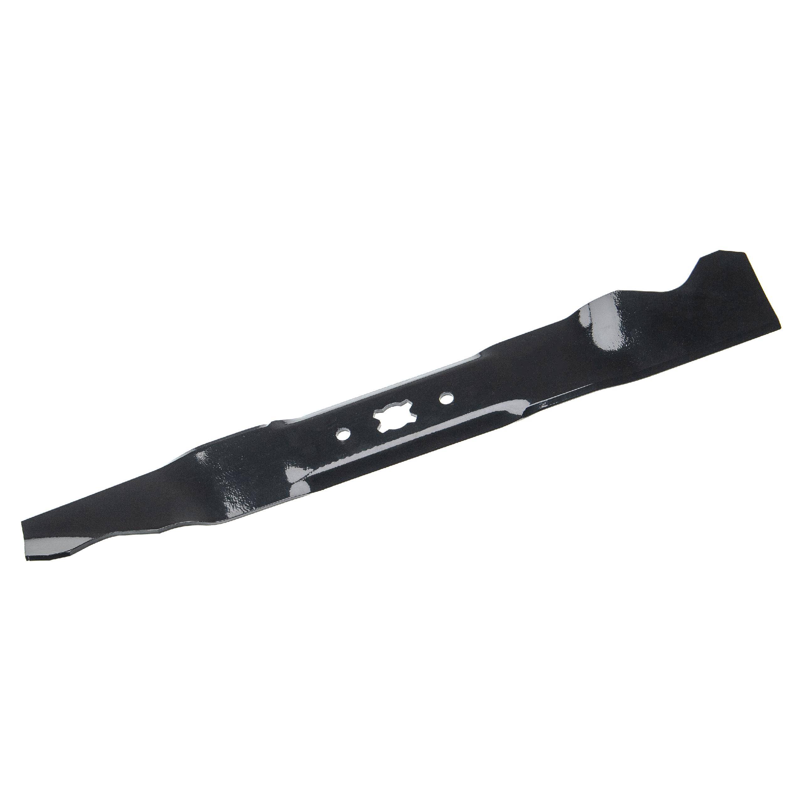 vhbw Ersatz-Messer kompatibel mit Bolens BL4546 MO, BL 4046 SP, BL 4046P Rasenmäher - Ersatzklinge Schwarz, Metall