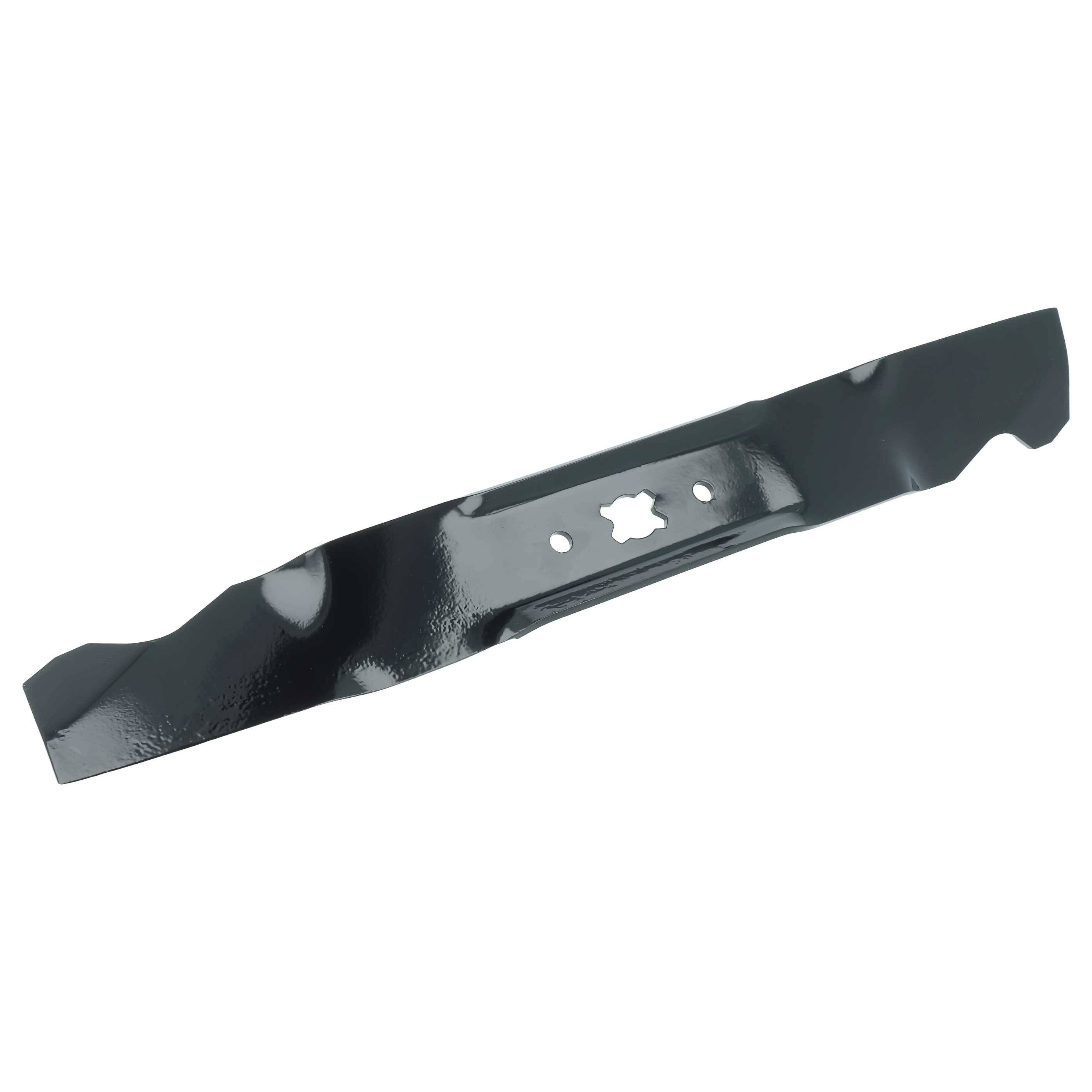 vhbw Ersatz-Messer kompatibel mit Budget Pra BBM 46-1 ROHV 12D-J2JD619 (2010) Rasenmäher - Ersatzklinge Schwarz, Metall