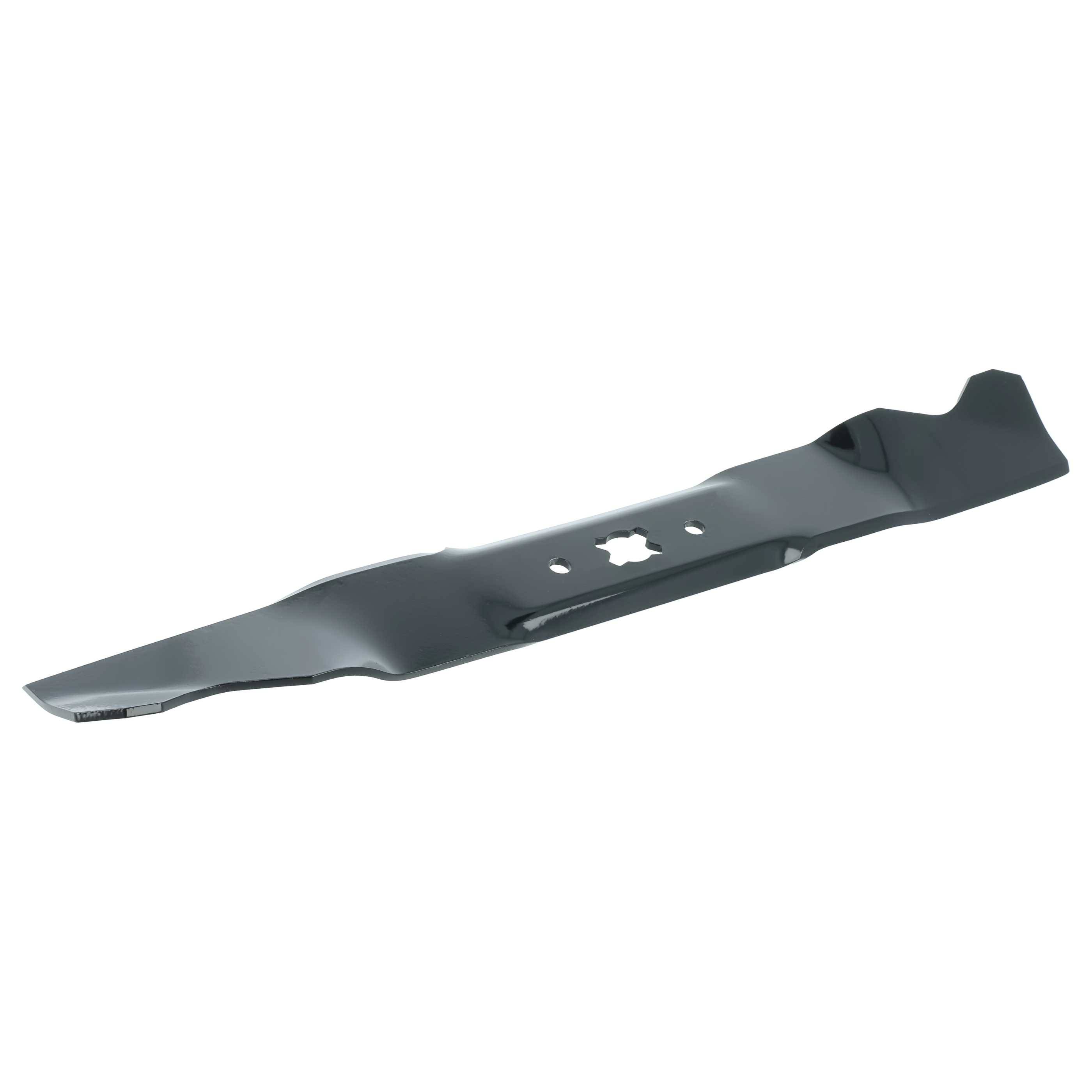 vhbw Ersatz-Messer kompatibel mit Budget Pra BBM 46 OHV 11C-J1MD619 (2008) Rasenmäher - Ersatzklinge Schwarz, Metall