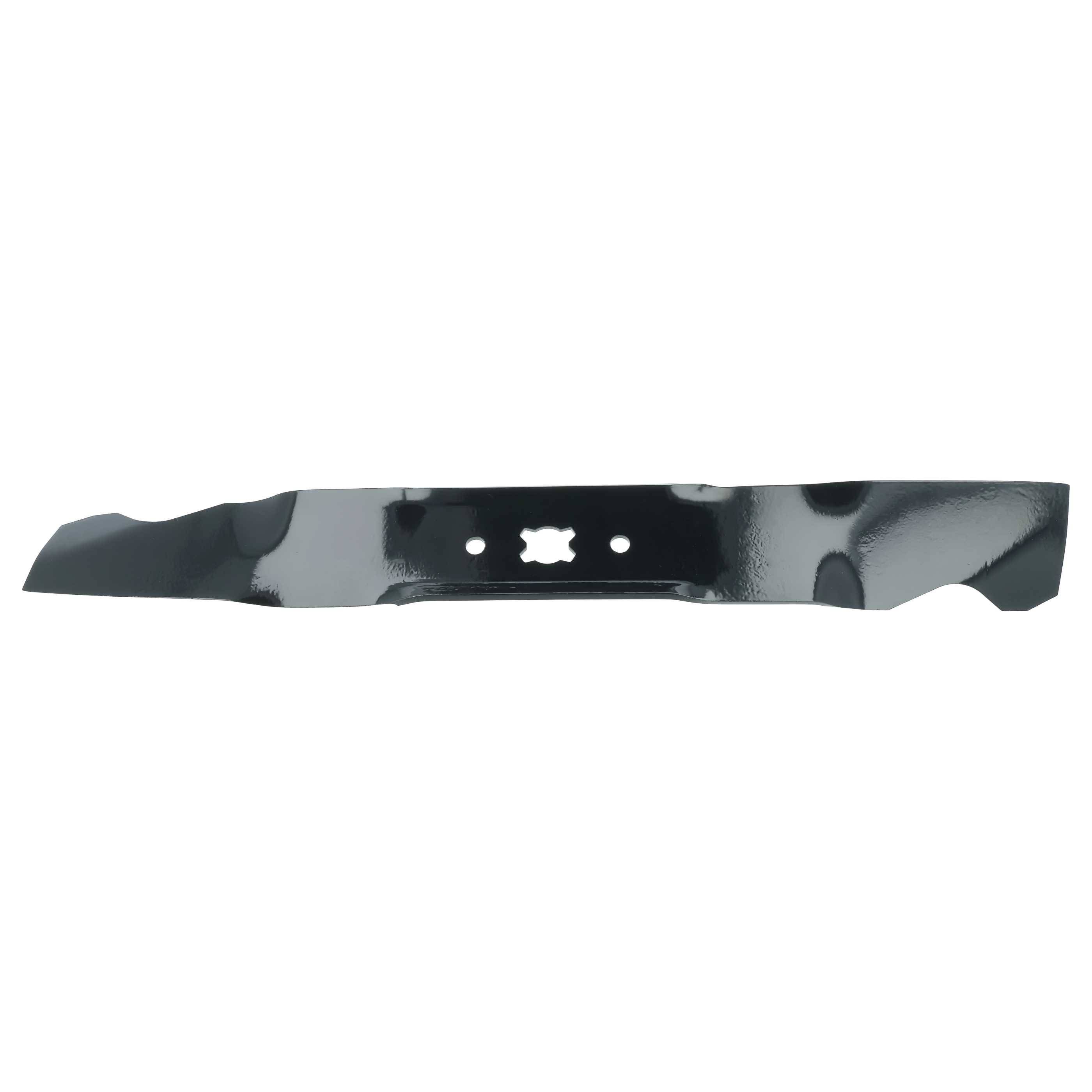 vhbw Ersatz-Messer kompatibel mit Budget Pra BBM 46 OHV 11C-J1MD619 (2008) Rasenmäher - Ersatzklinge Schwarz, Metall