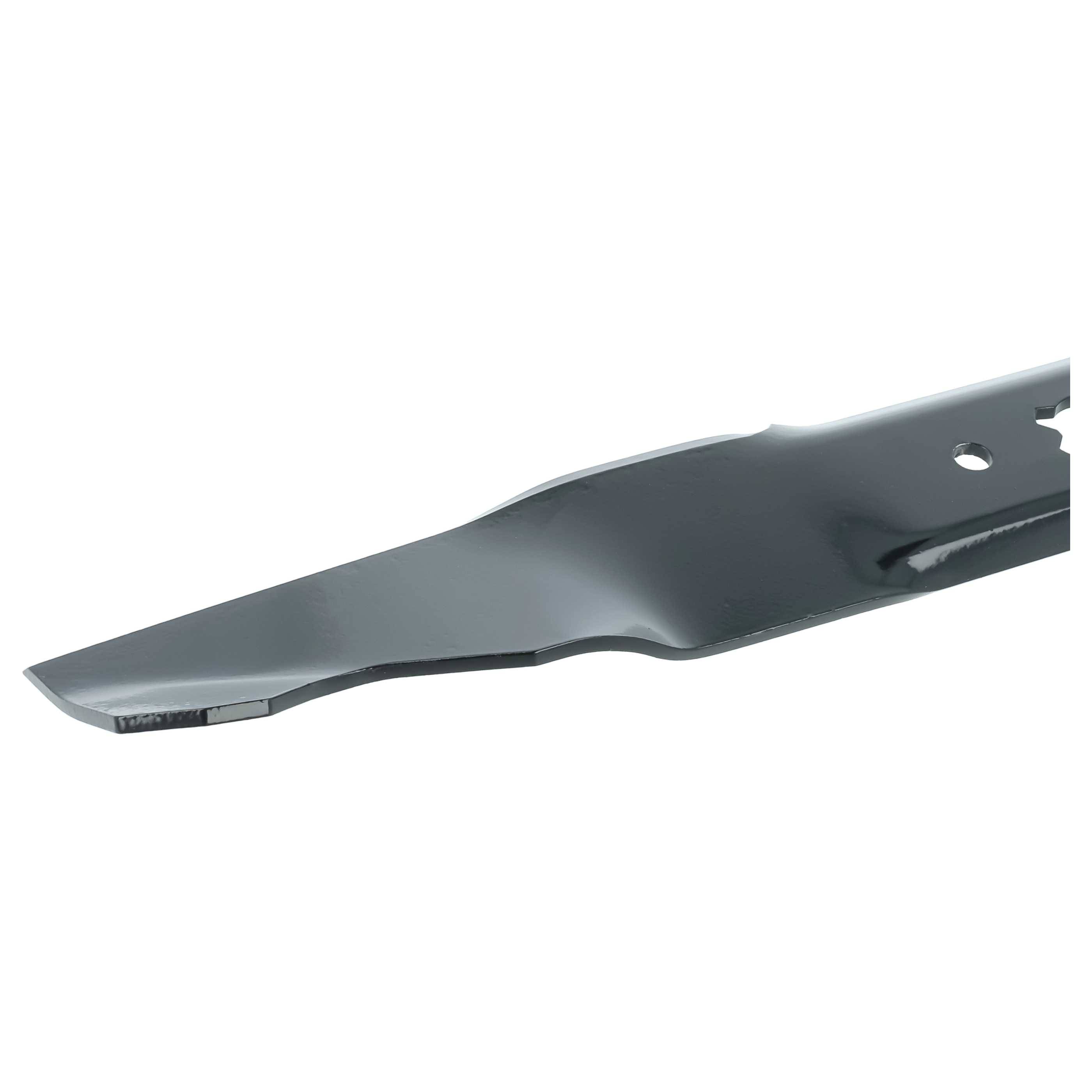 vhbw Ersatz-Messer kompatibel mit Budget Pra BBM 46 OHV 11C-J1MD619 (2009) Rasenmäher - Ersatzklinge Schwarz, Metall