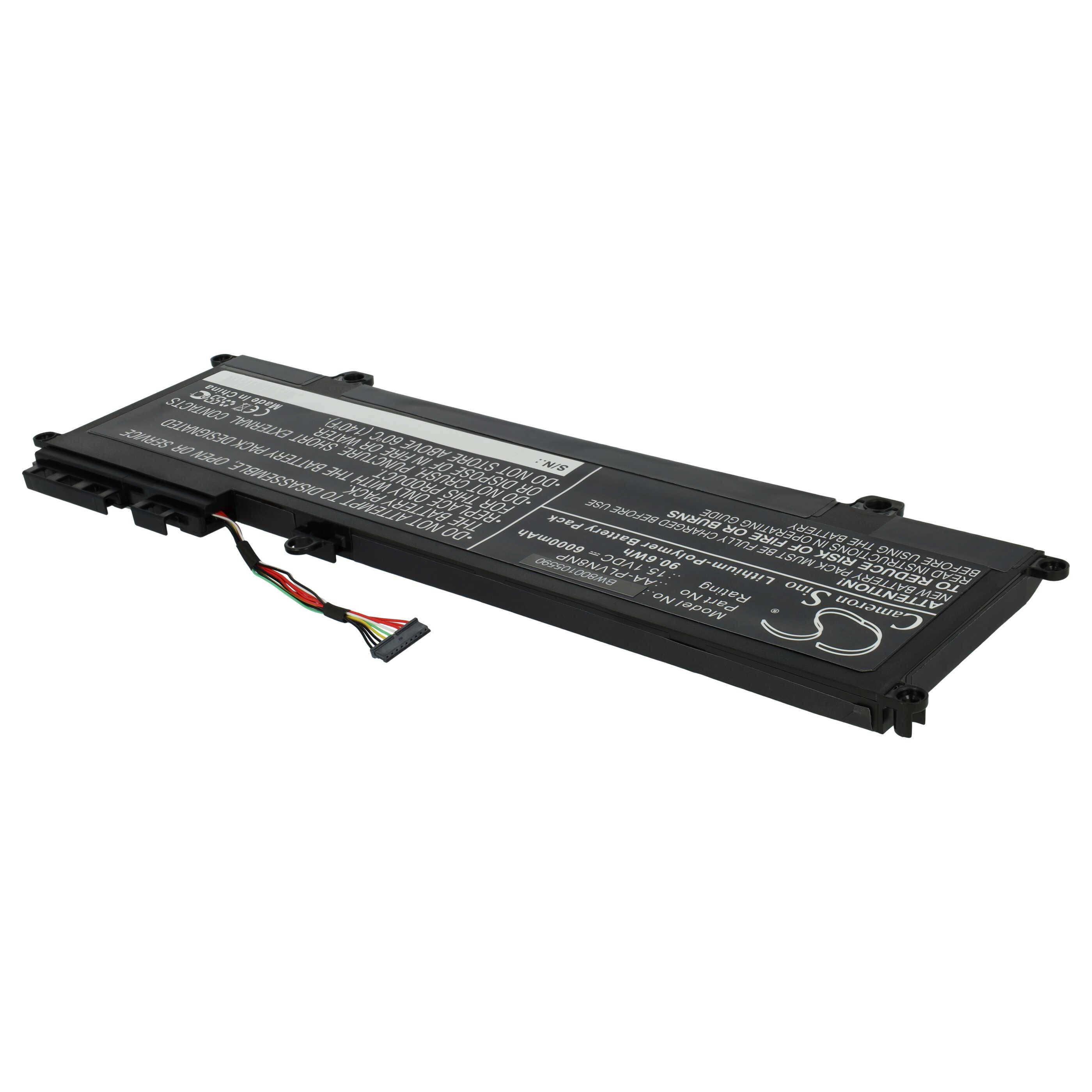 vhbw Akku kompatibel mit Samsung NP770Z5E-S01PL, NP770Z5E-S01IT, NP770Z5E-S01NL Notebook (6000 mAh, 15,1 V, Li-Polymer)