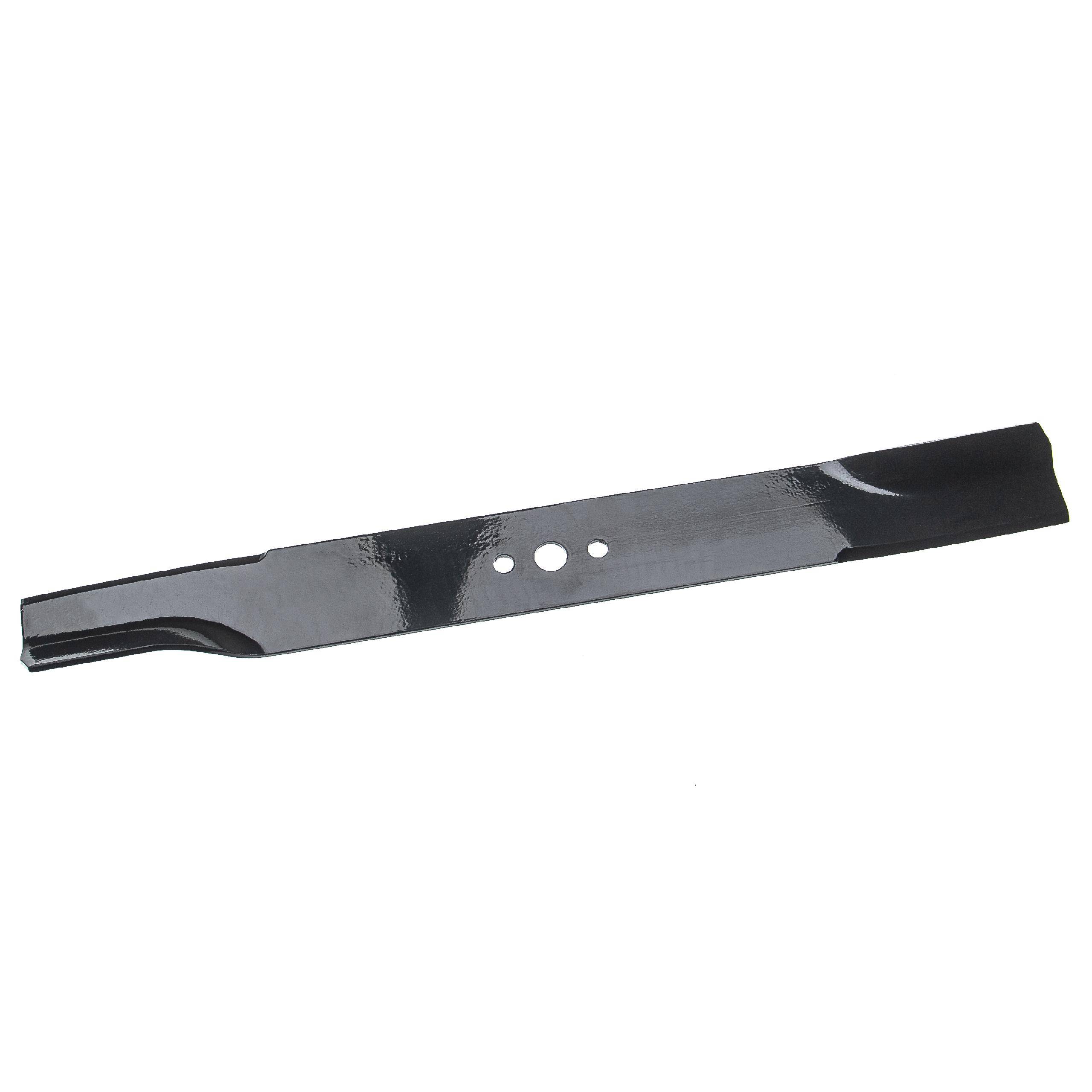 vhbw Ersatz-Messer kompatibel mit McCulloch M53-625DE, M53-650 CMDW, M53-675CMD Rasenmäher - Ersatzklinge Schwarz, 40MnB-Stahl
