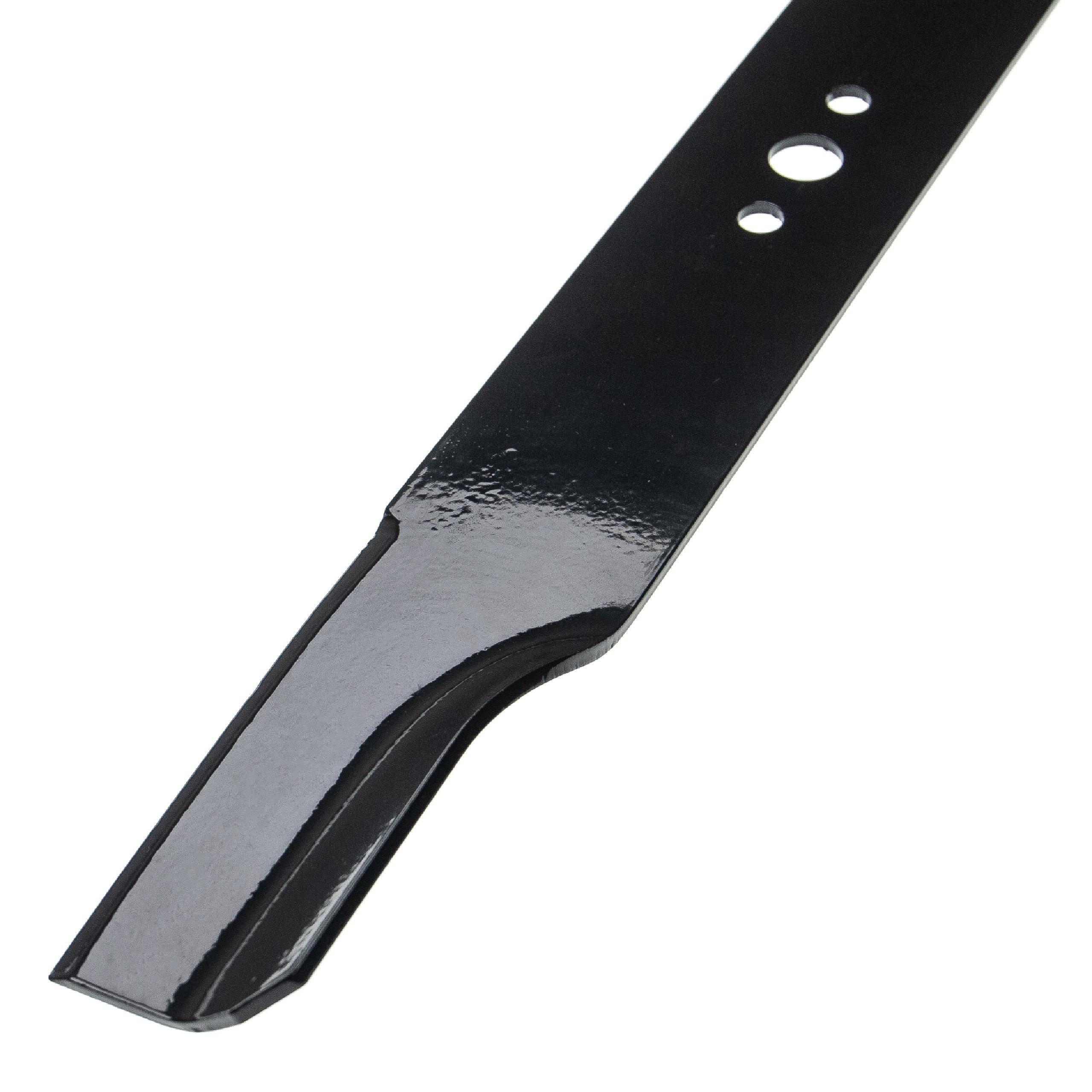 vhbw Ersatz-Messer kompatibel mit McCulloch MM7053D Rasenmäher - Ersatzklinge Schwarz, 40MnB-Stahl