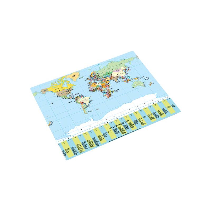 Läufer Schreibunterlage Welt politisch, 400 x 530 mm